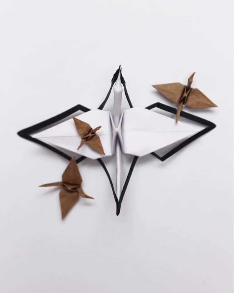Origami Cranes by Cristian Marianciuc