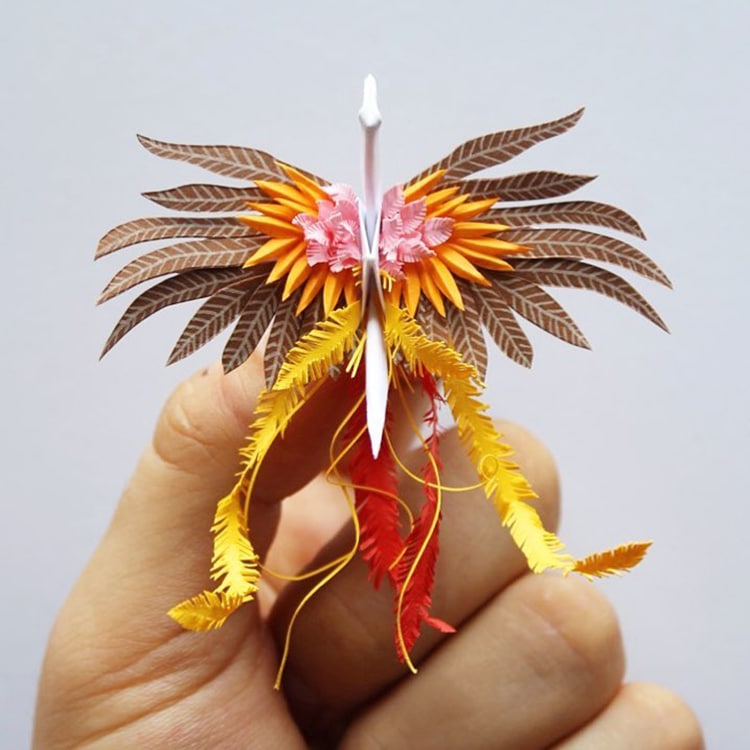 Origami Cranes by Cristian Marianciuc