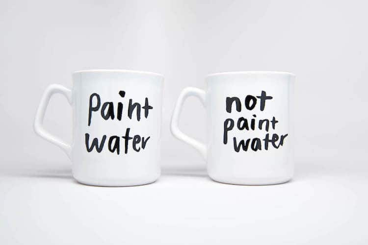 Paint Not Paint Mugs are Funny Coffee Mugs