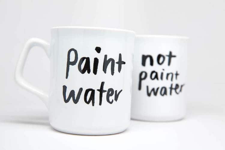 Paint Not Paint Mugs are Funny Coffee Mugs