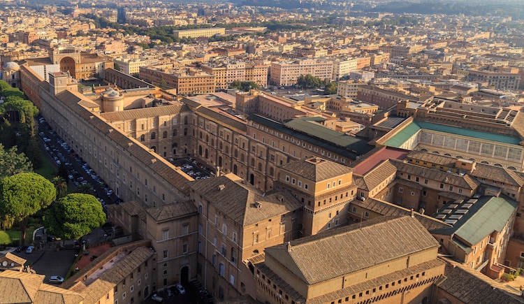 Aerial View of the Sistine Chapel