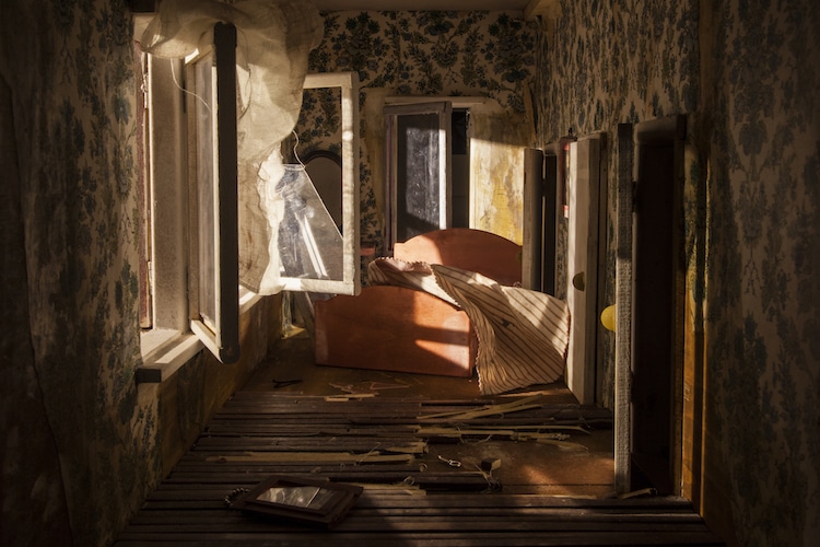 abandoned dollhouse interior alice pasquini