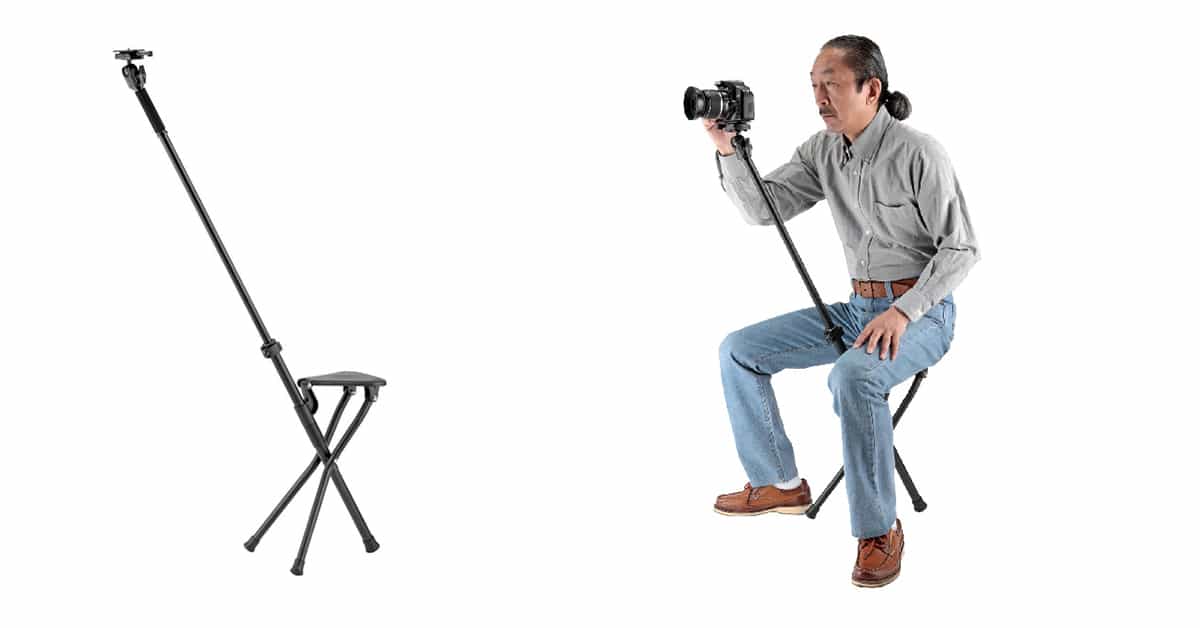 Revolutionary Camera Equipment: ‘Chairpod’ Is a Tripod and Chair in One