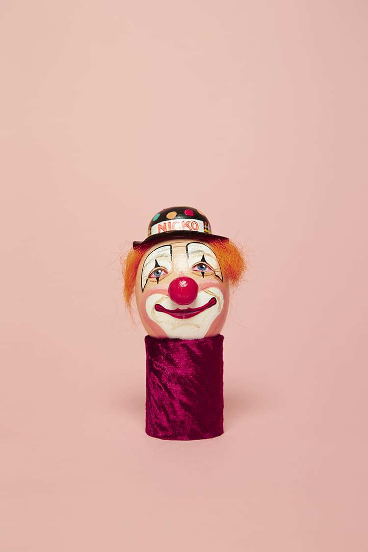 Clown Egg Paintings by Luke Stephenson