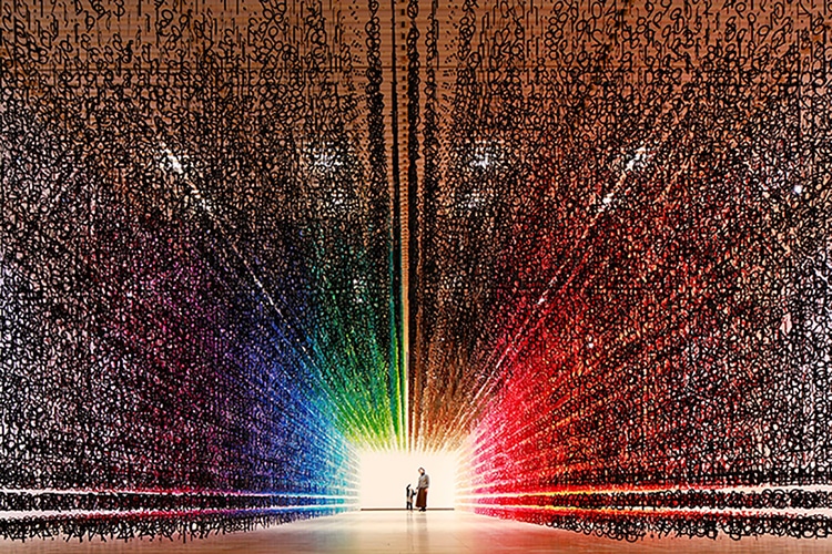 Color of Time Rainbow Installation by Emmanuelle Moureaux