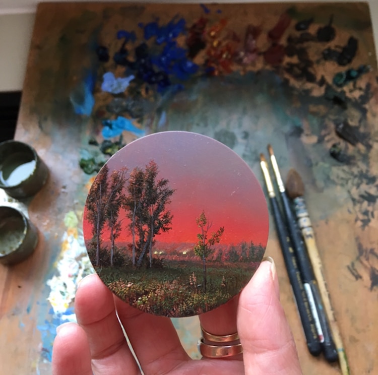 Miniature Paintings by Dina Brodsky