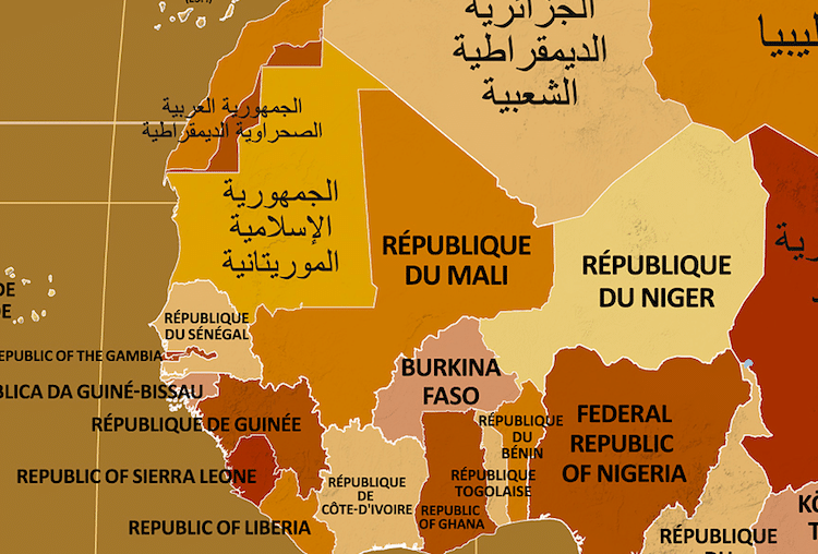 Endonym Maps Labels Countries With Their Local Names