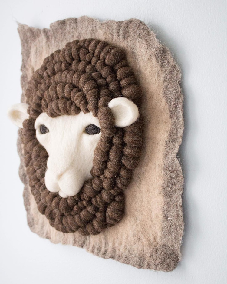 Felted Animals by Holly Guertin aka Ernie and Irene