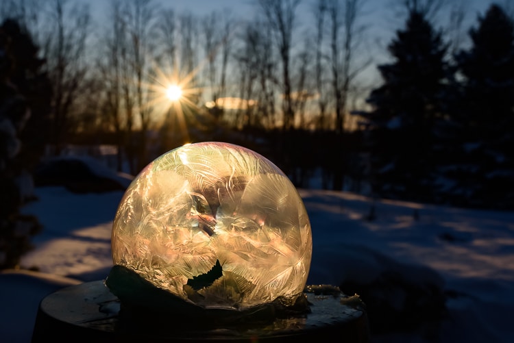 Frozen Bubble Photos by Hope Carter