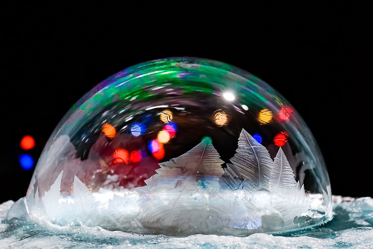 Frozen Bubble Photos by Hope Carter