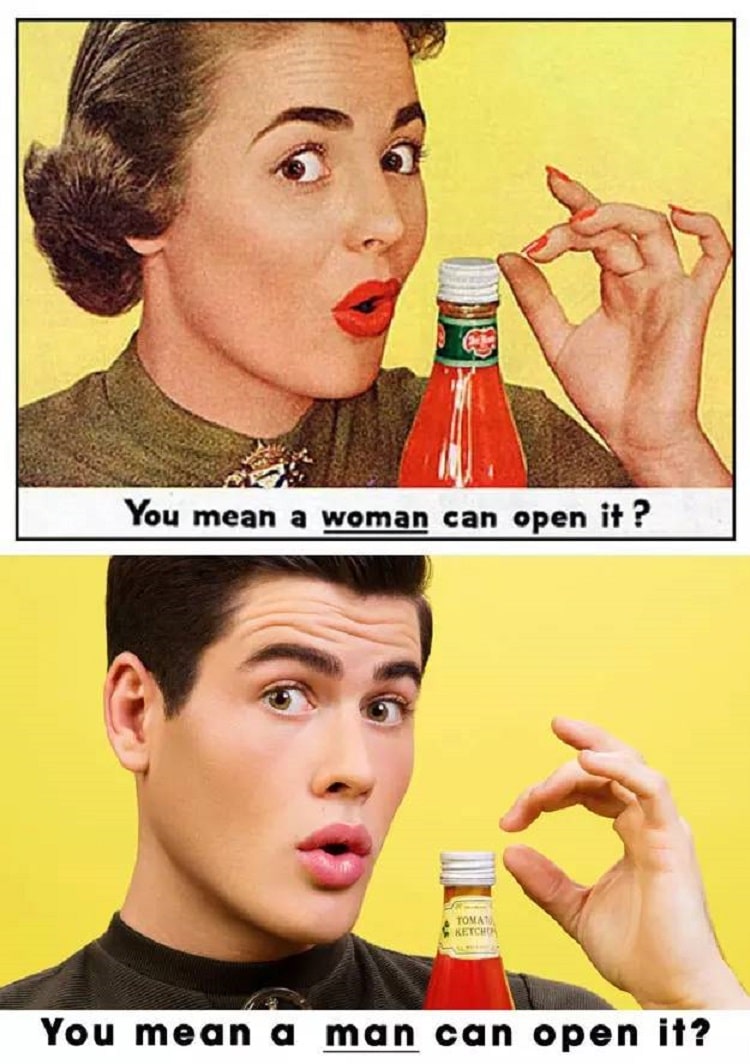 Sexist Vintage Ads Completely Reimagined Just By Reversing Gender Roles 