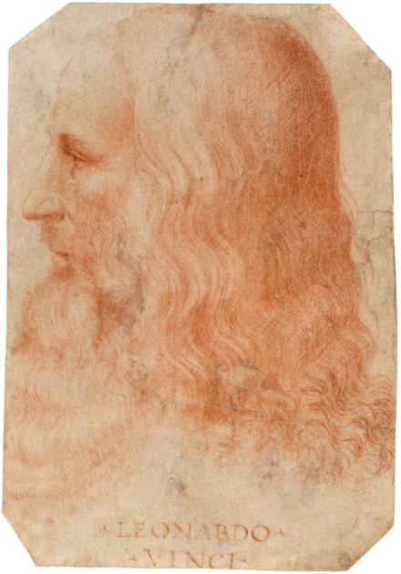 Portrait of Leonardo da Vinci