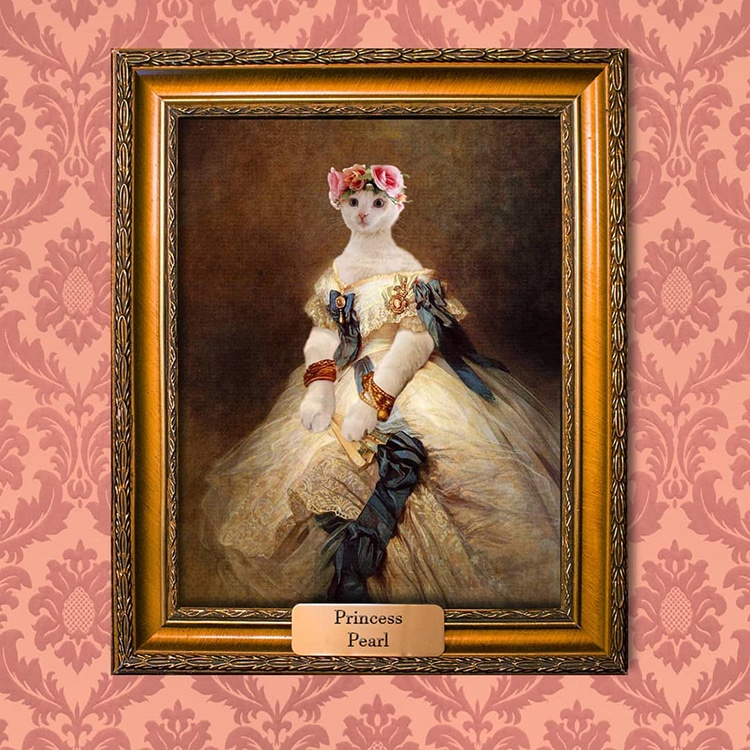 Treat Your Pets Like Royalty with Custom-Made Pet Portrait ...