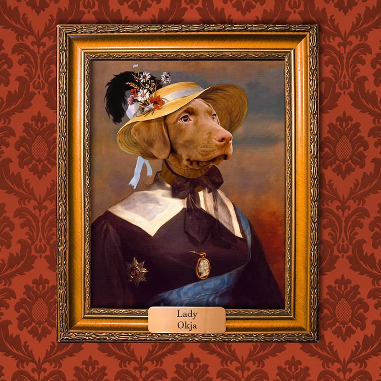 Treat Your Pets Like Royalty With Custom Made Pet Portrait Paintings
