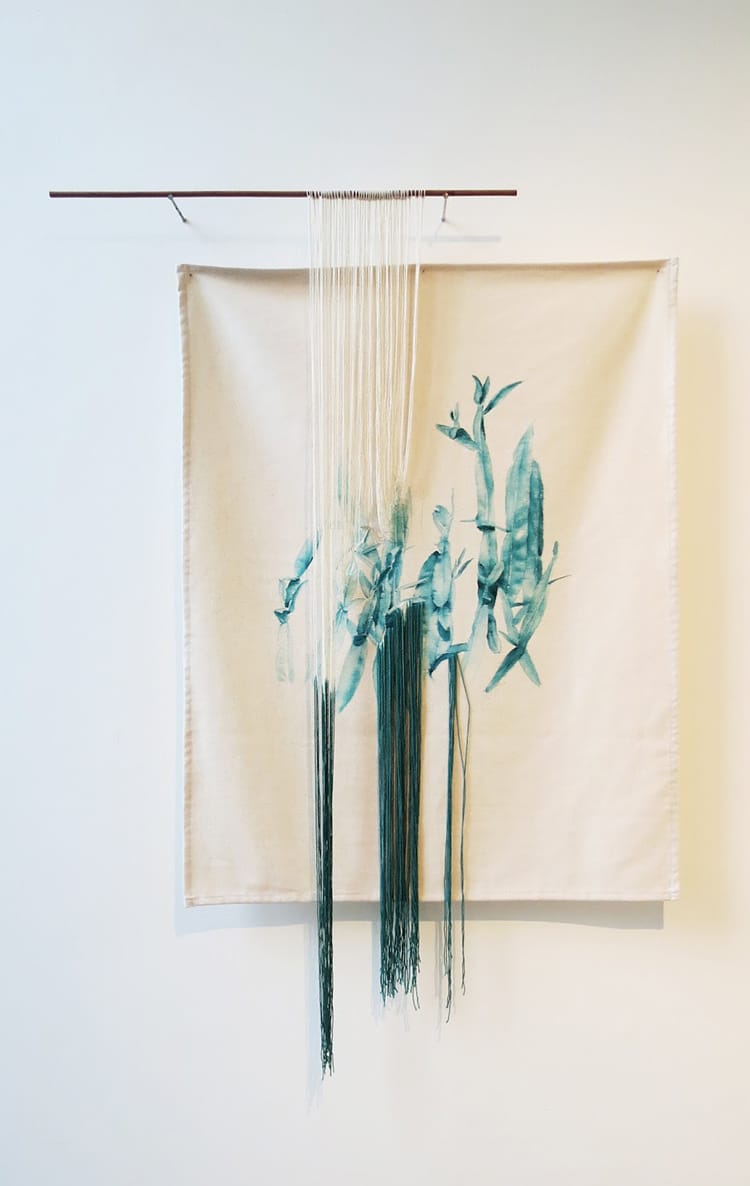 Plant Life Textile Art by Ana Teresa Barboza