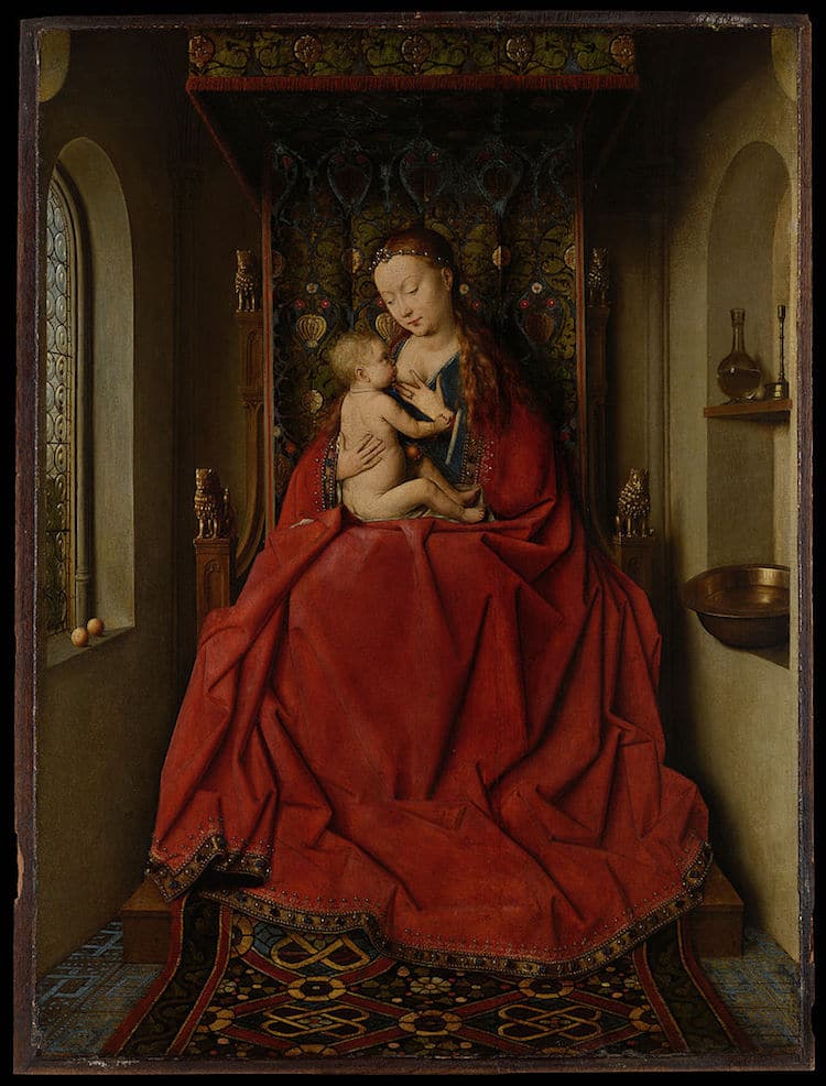 Famous Renaissance Artists Van Eyck Lucca Madonna