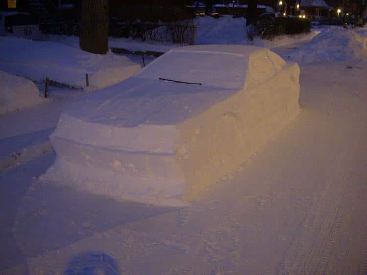 Snow Sculpture by Simon Laprise