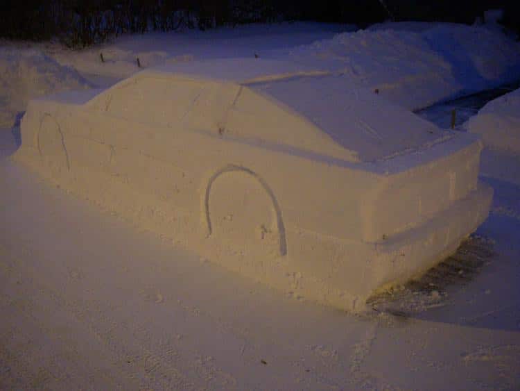 Snow Sculpture by Simon Laprise