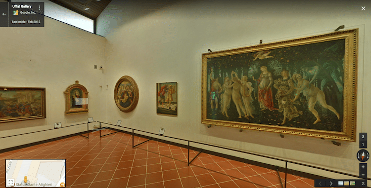 Uffizi Gallery Florence Virtual Tour Virtual Museum Italian Renaissance Art