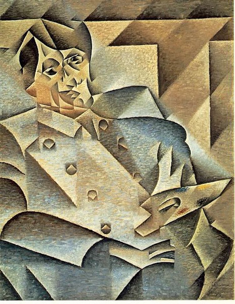 Retrato de Picasso por Juan Gris