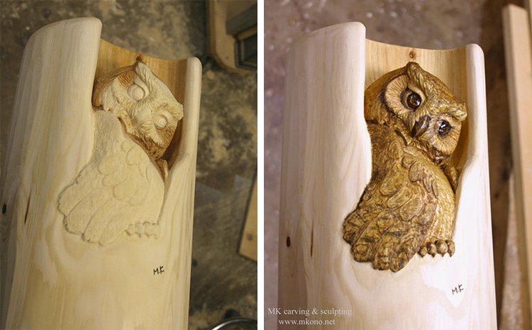 Animal Woodcarving Sculptures by Mori Kono