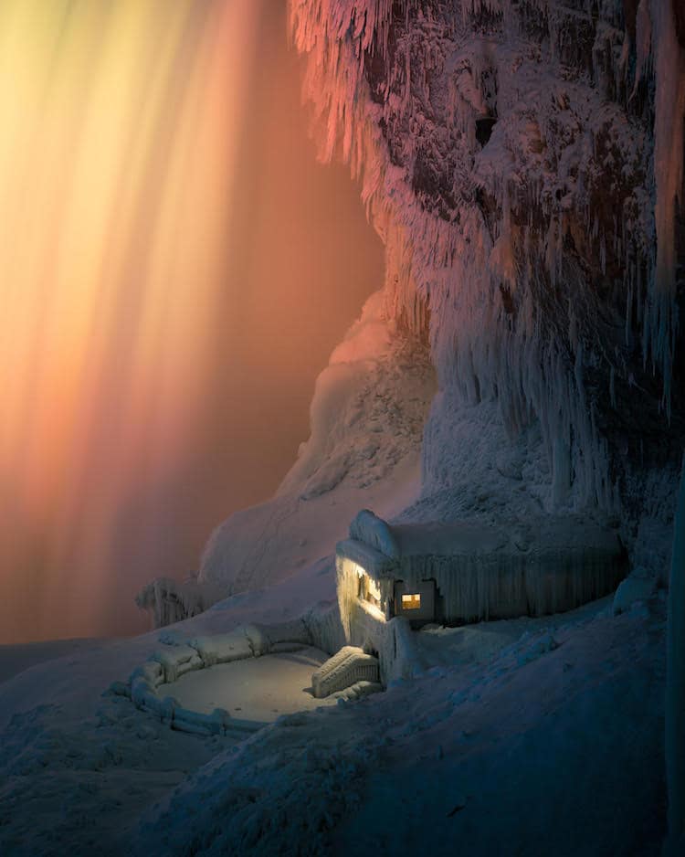 Frozen Niagara Falls by Adam Klekotka