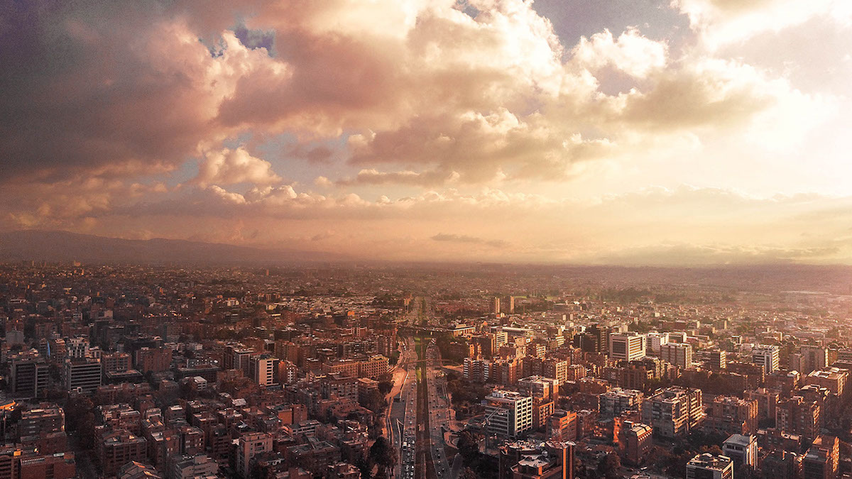 Drone Photograph of Bogota