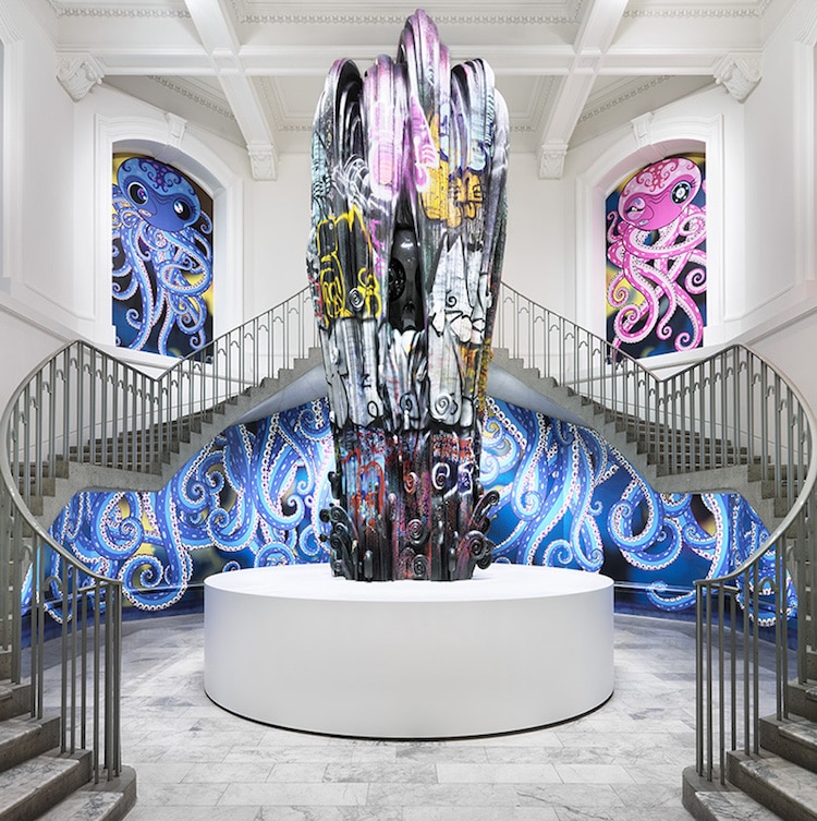 Japanese Artist Takashi Murakami Exhibits Superflat Art in Dubai