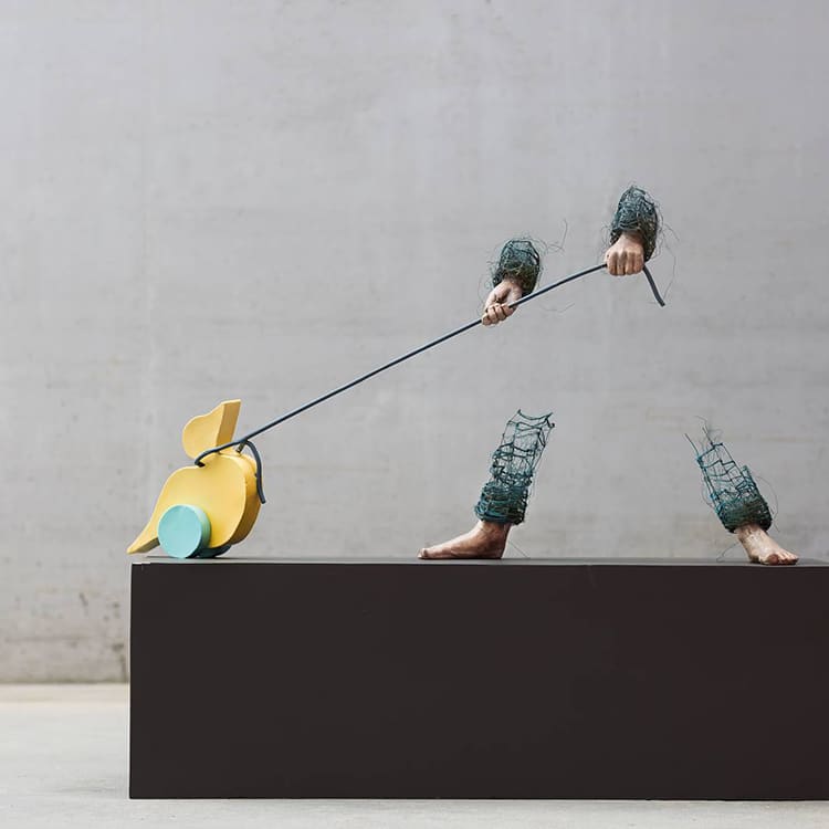 Figurative Sculptures of Children by Lene Kilda