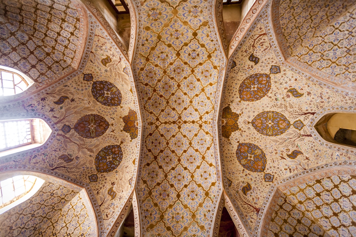 Isfahan Mosque Ceiling Photographed by James Longley