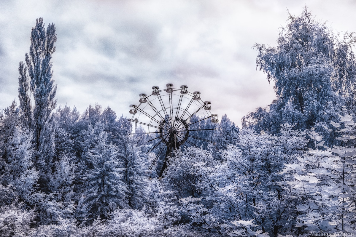 Chernobyl Exclusion Zone - Infrared Photography by Vladimir Migutin for Kolari Vision