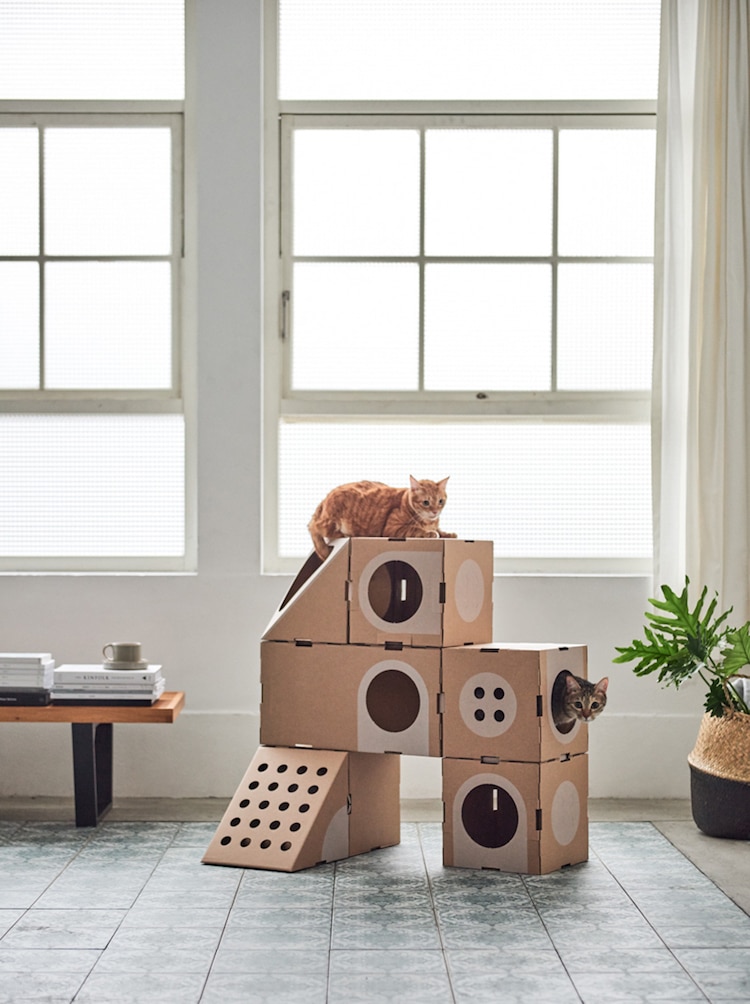 Modular Cardboard Cat Furniture - Homecare24