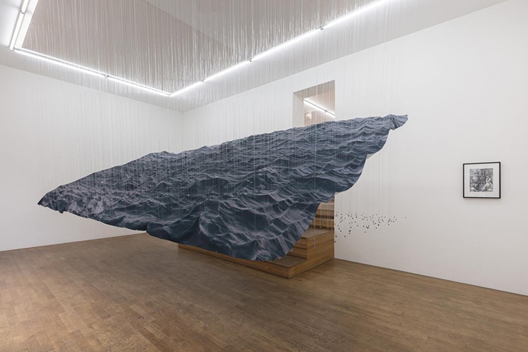 Ocean Wave Art Installation by Miguel Rothschild