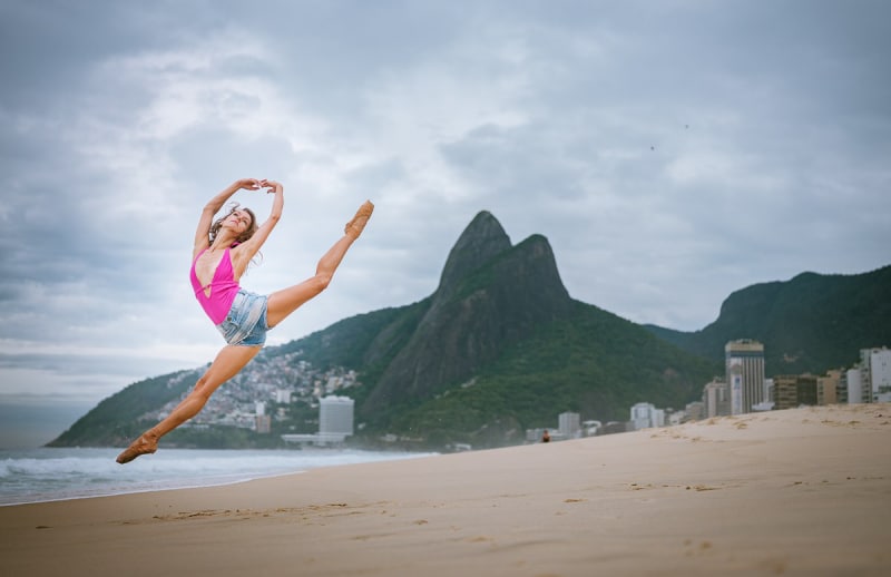 Ballet Dancers in Rio de Janeiro by Omar Z Robles