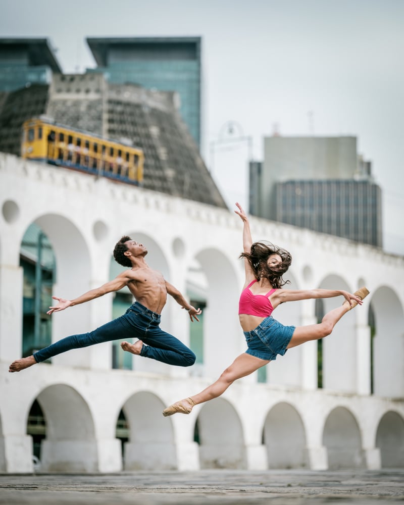 Ballet Dancers in Rio de Janeiro by Omar Z Robles