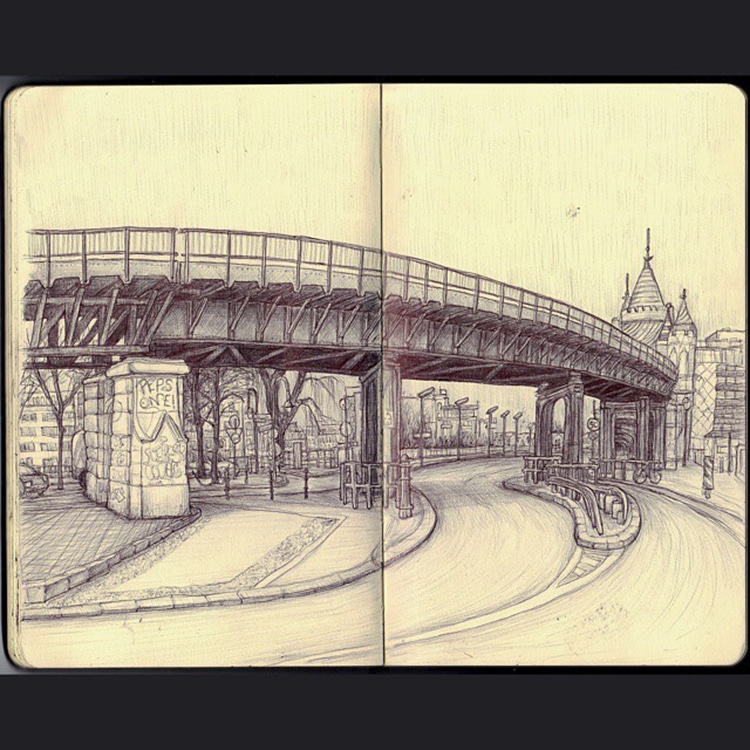 Sketchbook Journals Berlin by Keir Edmonds