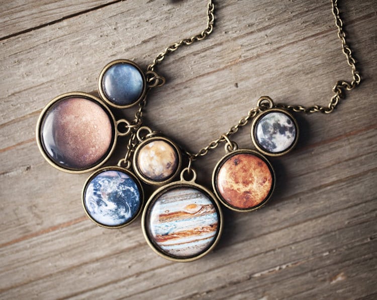 necklace solar system lesson