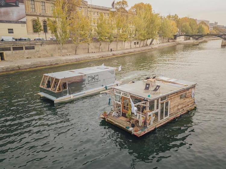 2Boats Ubermut Project Art Studio Boat Camera Obscura Boat Claudius Schulze Maciej Markowicz