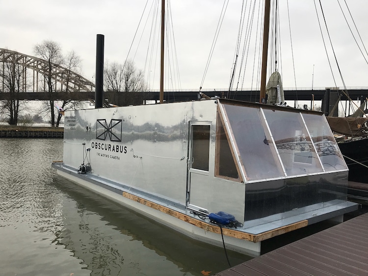 2Boats Ubermut Project Art Studio Boat Camera Obscura Boat Claudius Schulze Maciej Markowicz