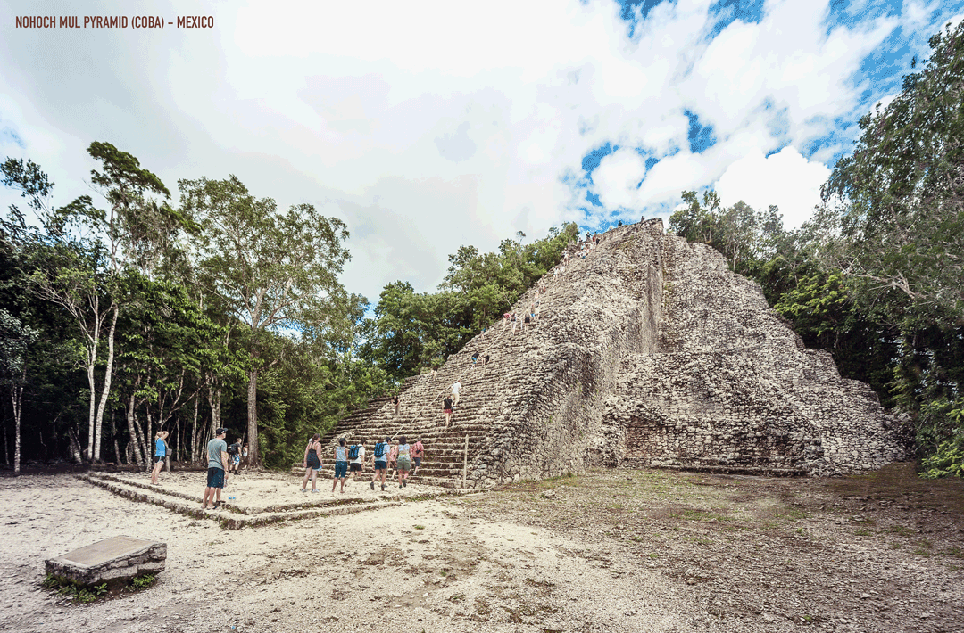 Nohoch Mul Pyramid (Coba) Mexico
