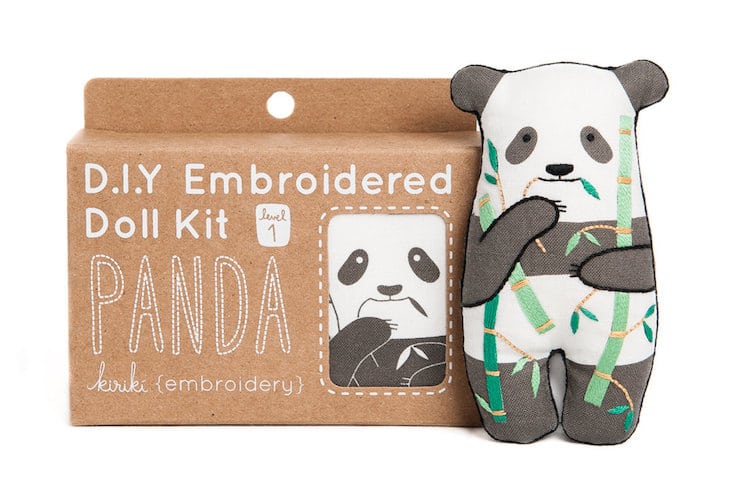 Embroidery Supplies DIY Embroidery Kits Panda Doll