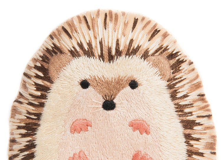 Embroidery Supplies DIY Embroidery Kits Hedgehog Doll