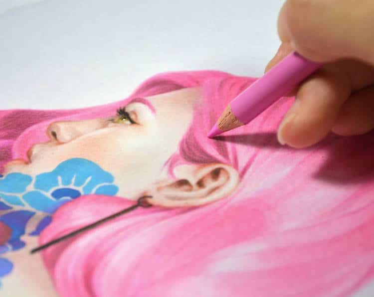 Fairytale Colored Pencil Drawings by Tran Nguyen