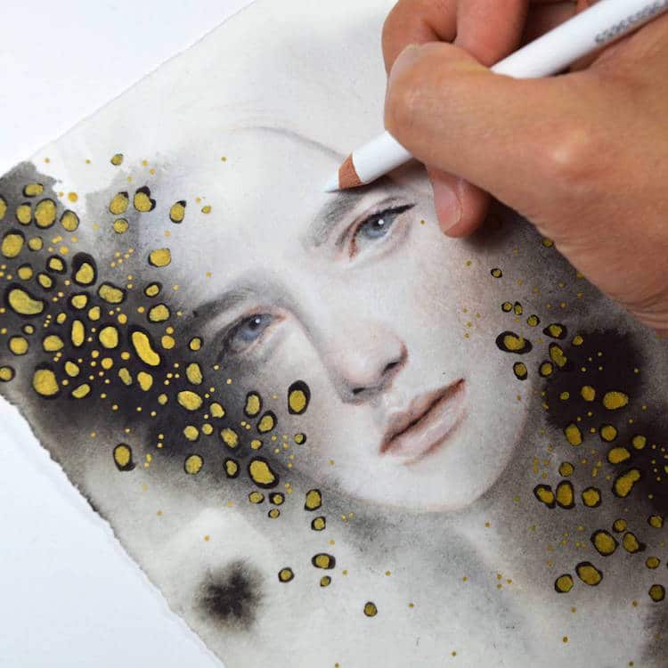 Fairytale Colored Pencil Drawings by Tran Nguyen