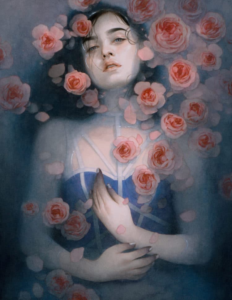 Fairytale Colored Pencil Drawings by Tran Nguyen