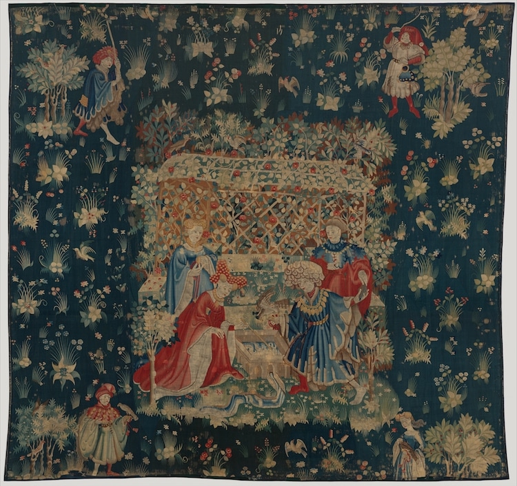 Flower Art History Flower Tapestry Flowers in Art