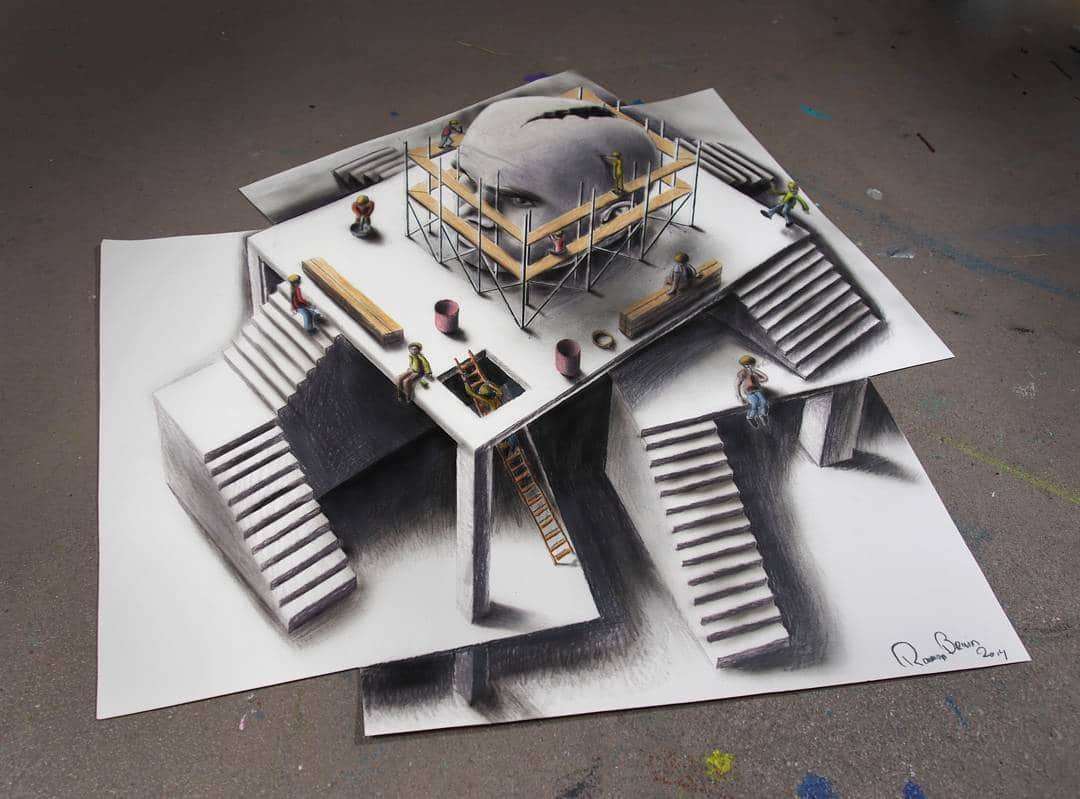 Anamorphic Art by Ramon Bruin