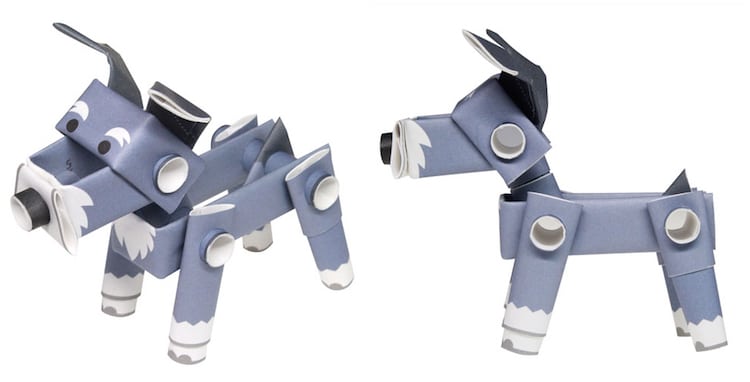 Magnote Paper Dog Doll Paper Toy Piperoid