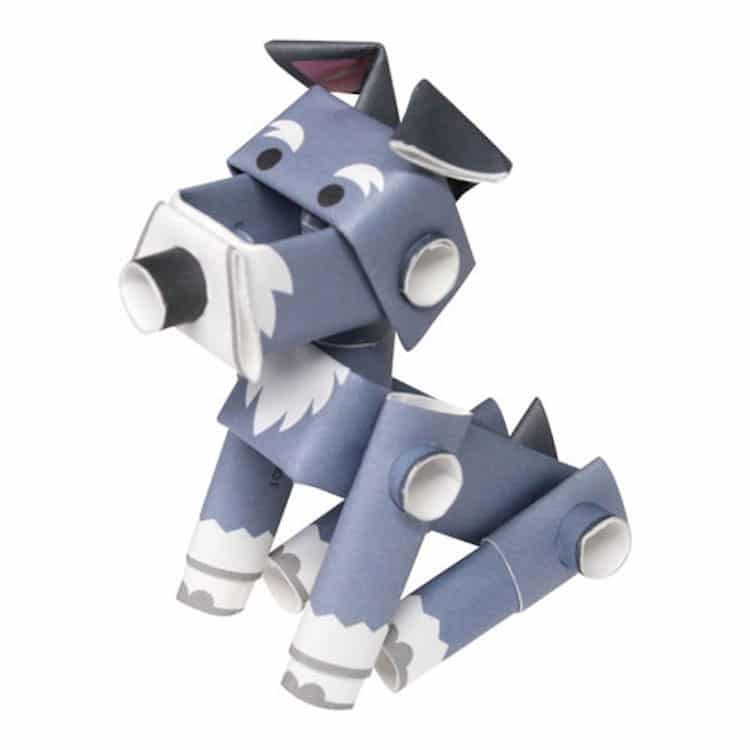 Magnote Paper Dog Doll Paper Toy Piperoid