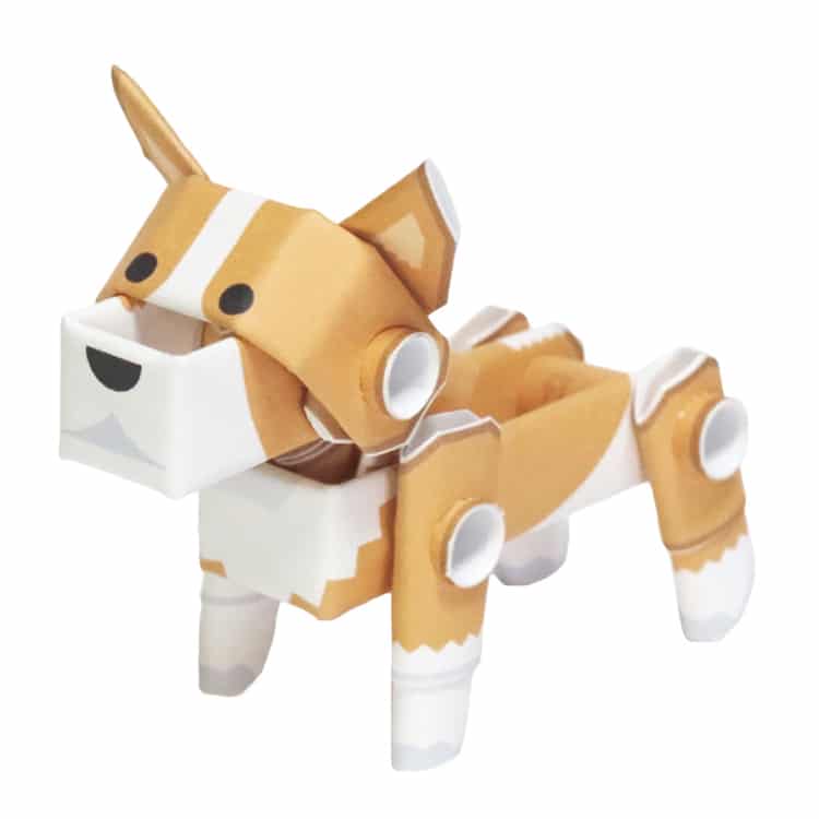 Magnote Paper Dog Doll Paper Toy Piperoid